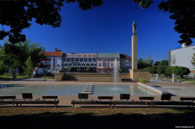 Mesto Prievidza spustilo fontánu na Námestí slobody