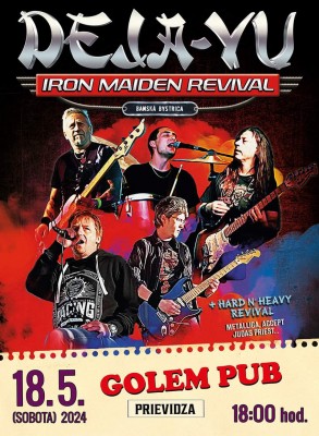 Zrušené - Koncert Deja-Vu (Iron Maiden revival)