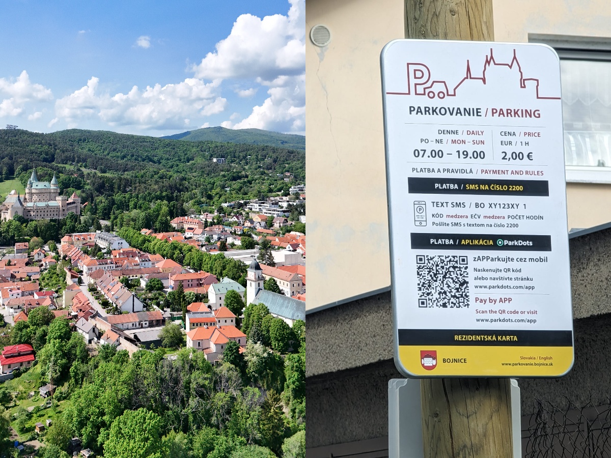 Bojnice spúšťaju ostrú prevádzku spoplatneného parkovania 1.7.2024. Začal sa však predaj rezidentských kariet