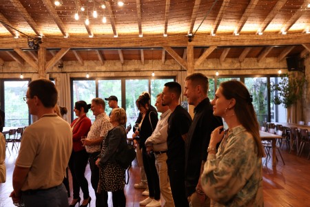 Foto: Exkluzívnu druhú vernisáž PRO TEMPORE Romana Turcela a samostatný súbor obrazov PODAJME SI RUKY otvárali Juraj Kucka a Marek Hamšík 10