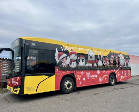 Foto: Zázračný vianočný autobus opäť v Prievidzi 2