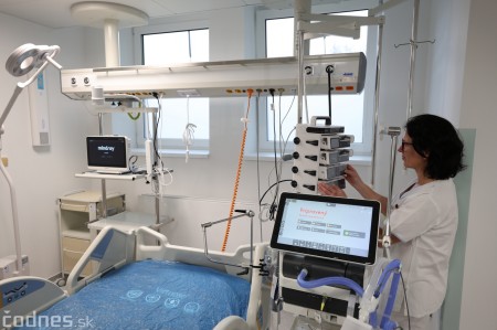 Foto a video: Bojnická nemocnica má nové  oddelenie anestéziológie a intenzívnej medicíny (OIAM) za viac ako 5,1  milióna eur. 12