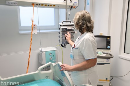 Foto a video: Bojnická nemocnica má nové  oddelenie anestéziológie a intenzívnej medicíny (OIAM) za viac ako 5,1  milióna eur. 16