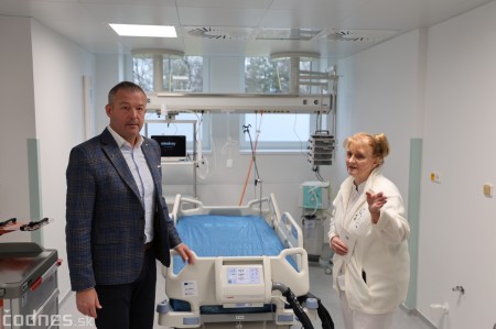Foto a video: Bojnická nemocnica má nové  oddelenie anestéziológie a intenzívnej medicíny (OIAM) za viac ako 5,1  milióna eur. 23