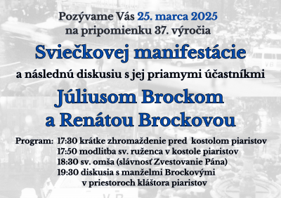Pripomienka Sviečkovej manifestácie