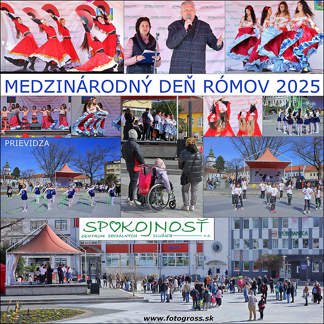 Medzinárodný deň Rómov si v Prievidzi pripomenuli multikultúrnym podujatím Pošli to ďalej
