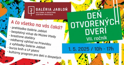 Deň otvorených dverí v Galérii Jabloň 2025 - 7. ročník