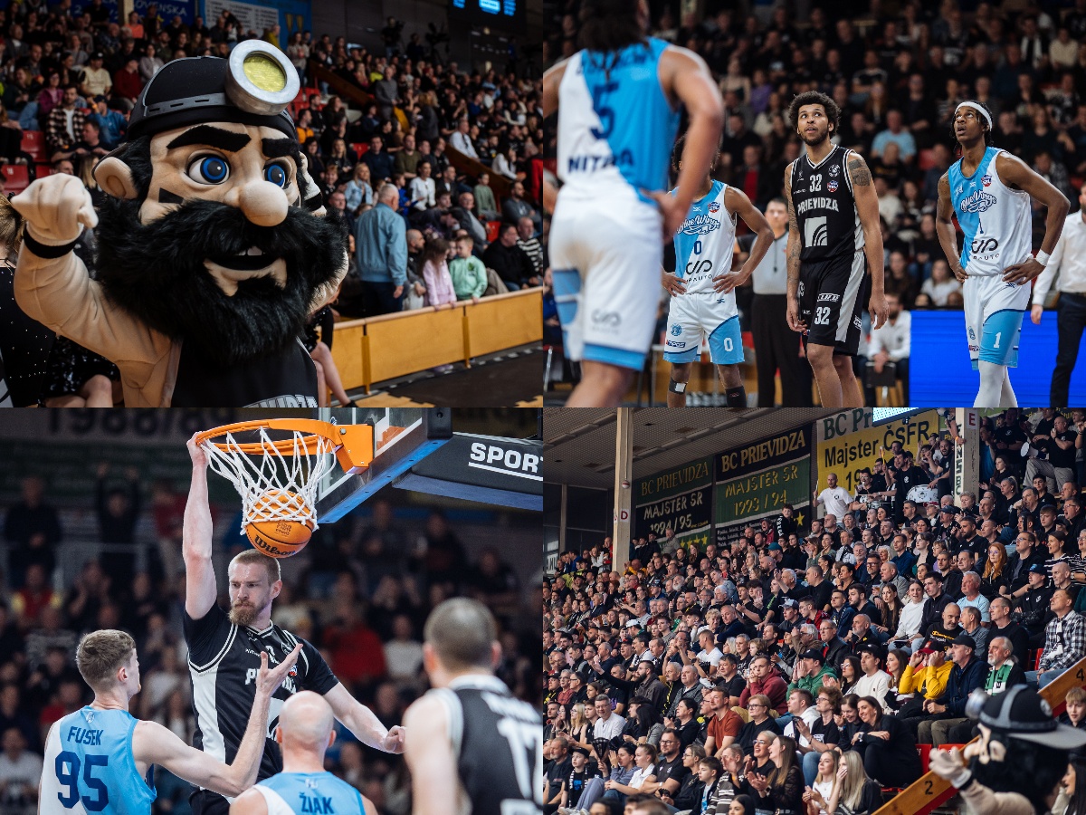 Foto: 3. zápas štvrťfinále play off - BC Prievidza - Nitra Blue Wings 74:77. Stav série - 1:2
