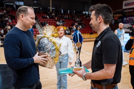 Foto: 3. zápas štvrťfinále play off - BC Prievidza - Nitra Blue Wings 74:77. Stav série - 1:2 3