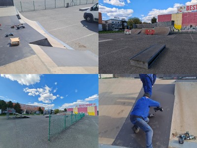 Foto: Skatepark v Prievidzi prechádza obnovou – Opravy prebiehajú svojpomocne, športovisko ostáva prístupné