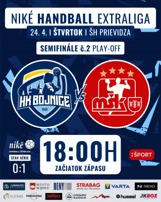 SEMIFINÁLE: HK Bojnice - MŠK P.Bystrica
