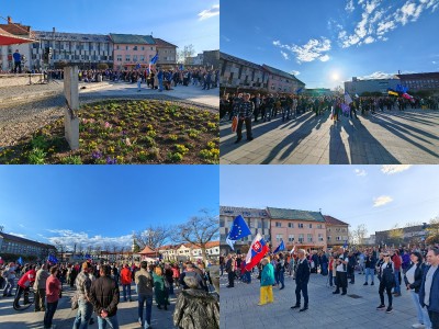Slovensko je Európa 7 - protest Prievidza