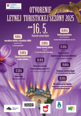 Slávnostné otvorenie letnej turistickej sezóny - Bojnice 2025 - program