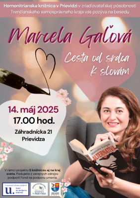 Beseda s Marcelou Gaľovou - Od srdca k slovám