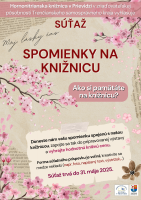 SÚŤAŽ - Spomienky na knižnicu