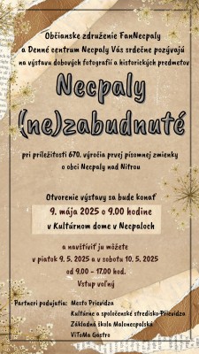 Necpaly (ne)zabudnuté
