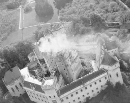 Foto: Požiar v Bojniciach pred 75 rokmi likvidovali i zaistenci z Novák 0