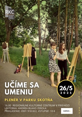 Učíme sa umeniu 2025: Plenér v parku Skotňa