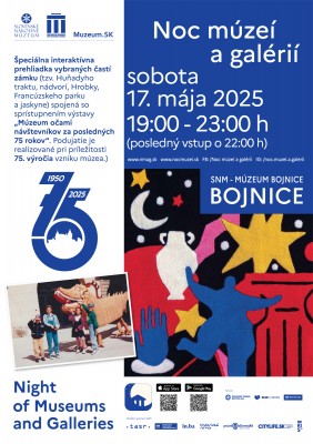 Bojnický zámok sa k Noci múzeí a galérií 2025 pripojí interaktívnymi prehliadkami aj výstavou
