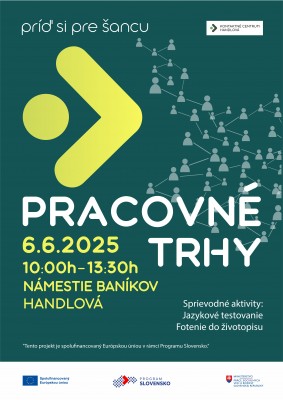 Pracovné trhy - Handlová 2025