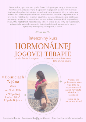 Intenzívny kurz hormonálnej jogoy pre ženy podľa Dinah Rodrigues