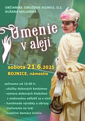 UMENIE V ALEJI - Bojnice