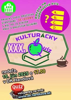 XXX. KULTURÁCKY QUÍZ