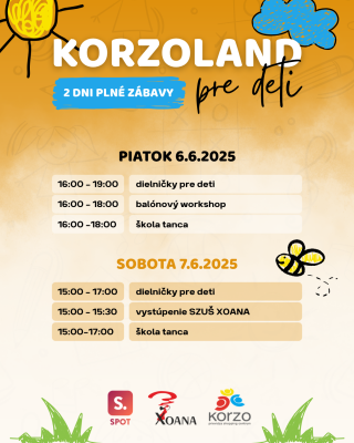 KORZOLAND v OC Korzo Prievidza!