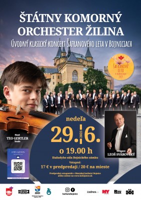 Koncert Štátneho komorného orchestra Žilina s husľovým virtuózom Teom Gertlerom