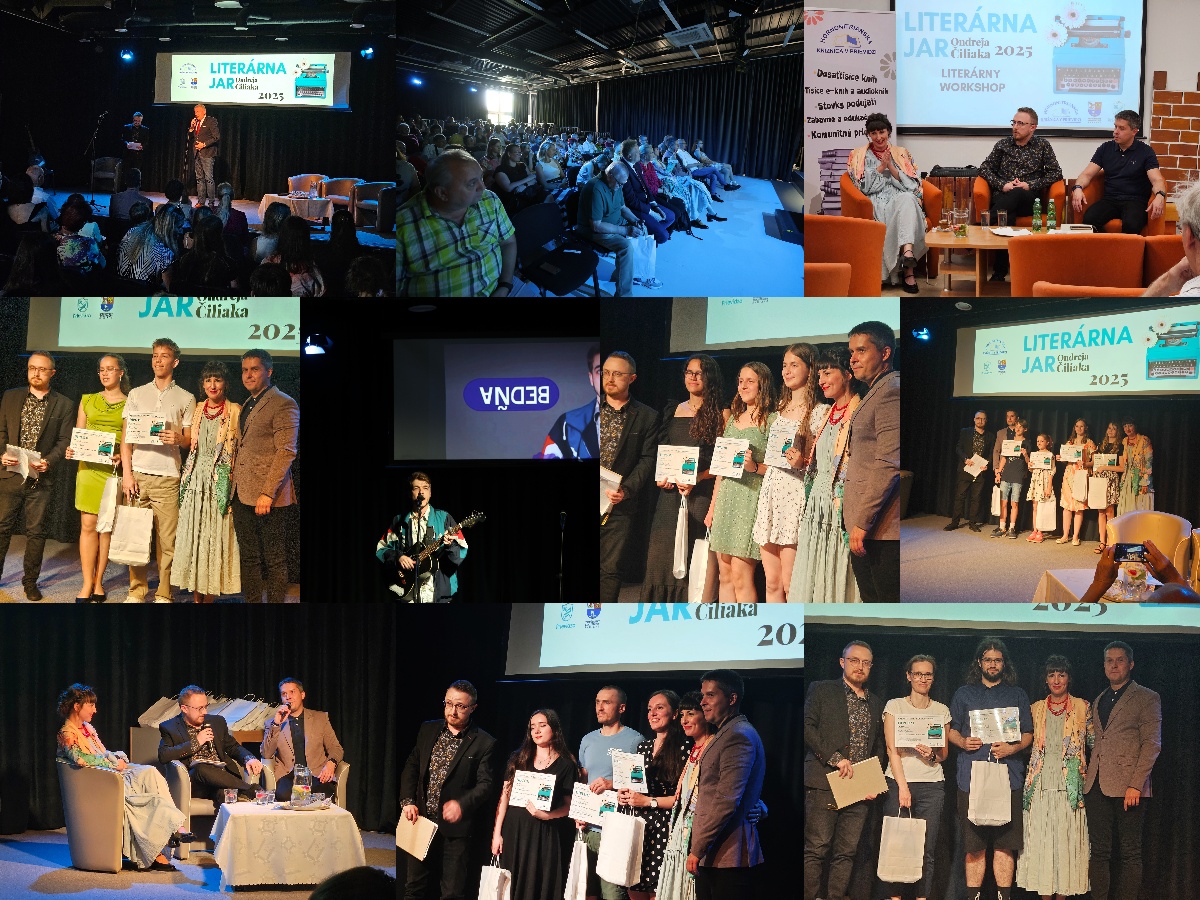 Foto: Literárna jar Ondreja Čiliaka 2025 – ocenení autori