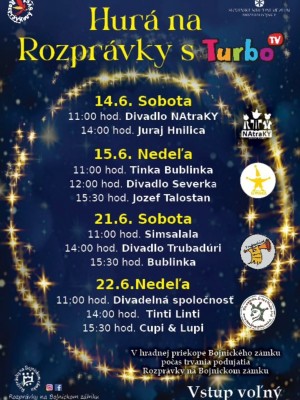 Víkendový sprievodný program v hradnej priekope Bojnického zámku - Rozprávkový zámok 2025