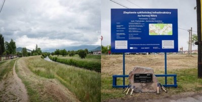 Video: Cyklotrasa z Partizánskeho do Chalmovej bude mať 10 kilometrov: Už začali s výstavbou