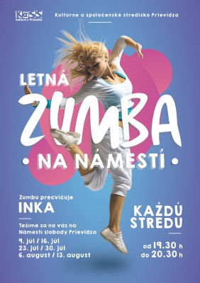 LETNÁ ZUMBA NA NÁMESTÍ