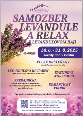 Samozber a relax v levanduli