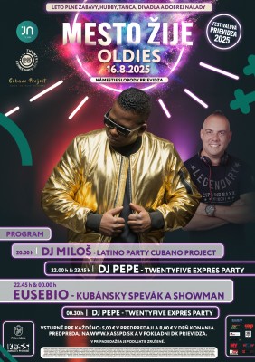 Festivalová Prievidza - Mesto žije oldies: TwentyFive Expres Party