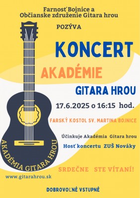 Koncert Akadémie Hitata hrou