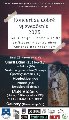 Koncert za dobré vysvedčenie 2025