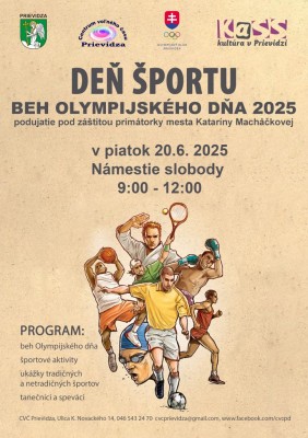Deň športu „Šport pre každého“ a Beh Olympijského dňa 2025