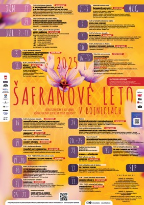 Šafranové leto v Bojniciach 2025