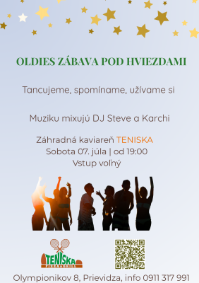 OLDIES ZÁBAVA POD HVIEZDAMI