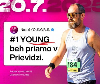 Bež, zaži, pomôž! Prievidza privíta 5. ročník Nestlé YOUNG RUN – registrácia v plnom prúde
