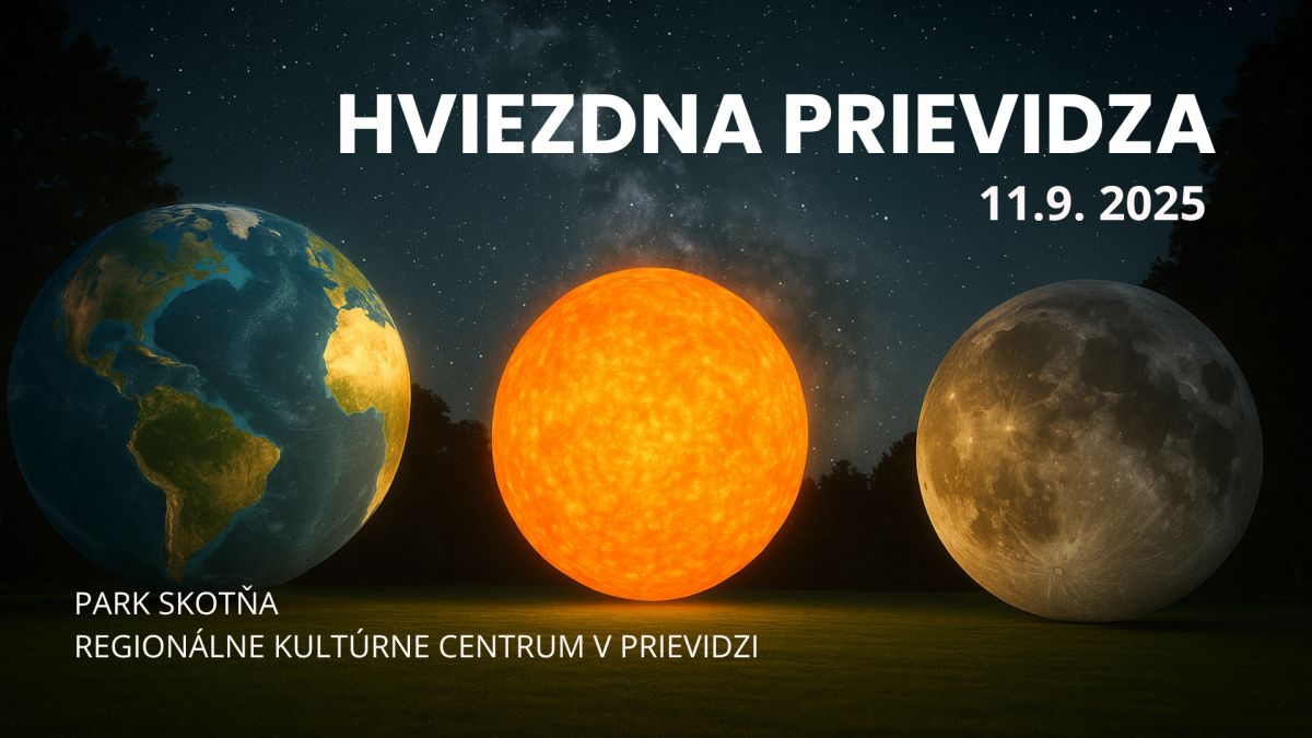 Festival Hviezdna Prievidza 2025 prinesie do parku Skotňa vesmír aj prvého slovenského kozmonauta Ivana Bellu