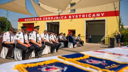 Foto a video: Dobrovoľní hasiči z obce Bystričany oslávili počas uplynulého víkendu 140 rokov 15