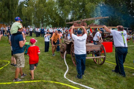 Foto a video: Dobrovoľní hasiči z obce Bystričany oslávili počas uplynulého víkendu 140 rokov 31