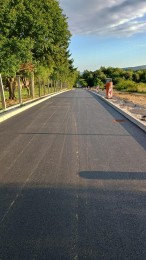 Foto a video: Nová cesta prepojí obce Porubu a Kanianku - hotová je prvá etapa (okres Prievidza) 5