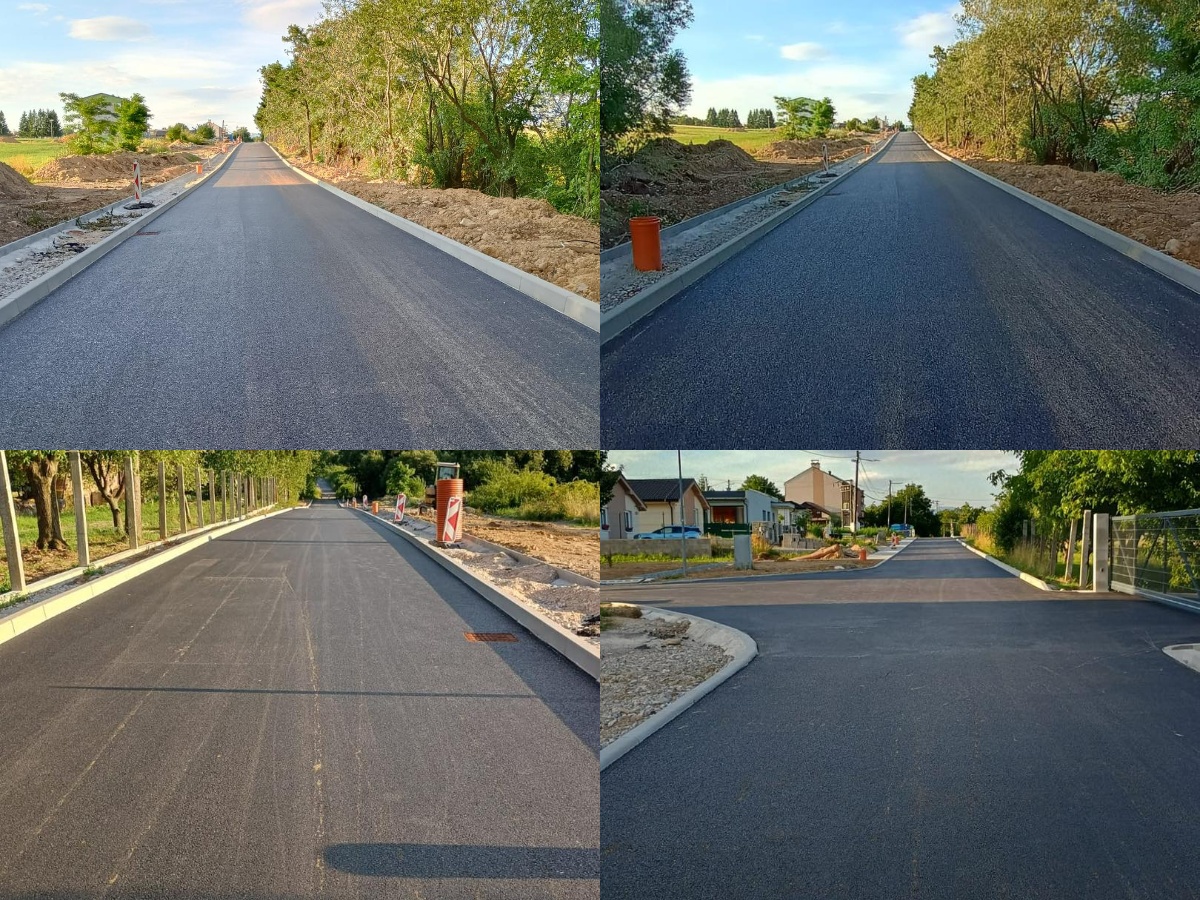 Foto a video: Nová cesta prepojí obce Porubu a Kanianku - hotová je prvá etapa (okres Prievidza)