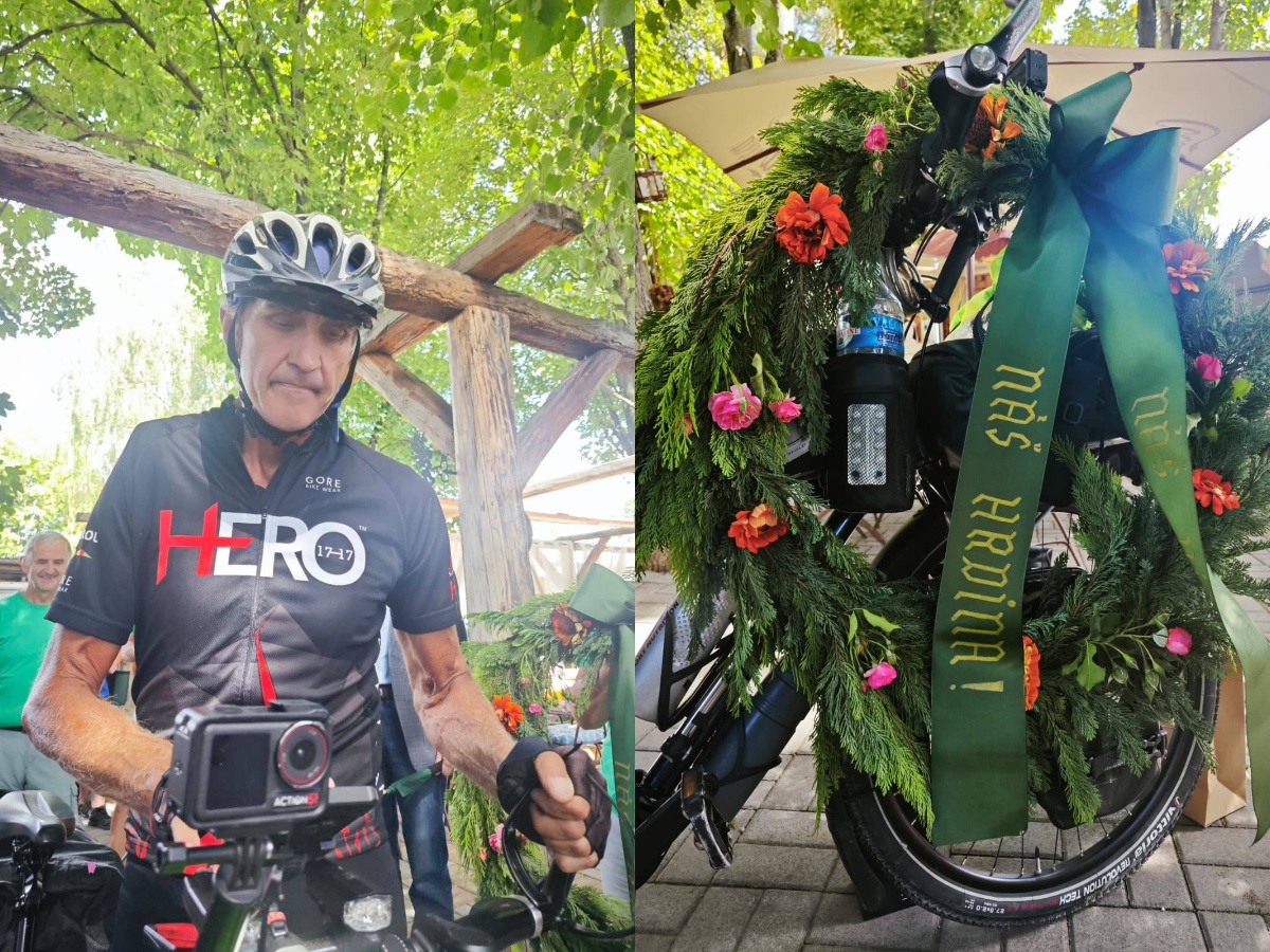 Video: Prievidžan Jozef Kapusta má za sebou 9438 km dlhú cyklotúru trinástimi európskymi štátmi. Chcel poukázať na dôležitosť prevencie proti rakovine prostaty.