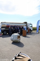 Foto a video: Dnes poklepali základný kameň stavby. Začali s prácami na dokončení prvej etapy obchvatu Prievidze 7