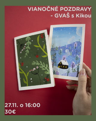 Workshop - Vianočné Pozdravy