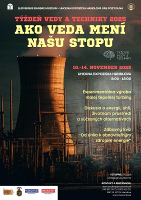 Týždeň vedy a techniky 2025 v Handlovej: Od uhlia k obnoviteľným zdrojom energie